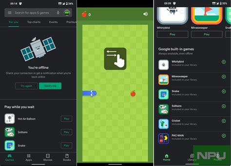 Google Play store offers 7 free offline games if you lose .